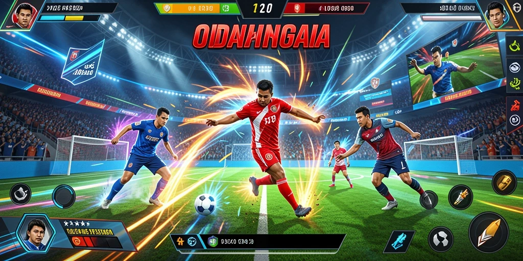 Momen aksi epic saat bertarung di level sulit.