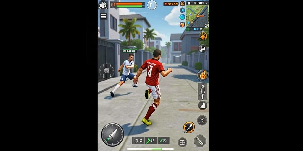 Layar turnamen yang menampilkan pemain terbaik.