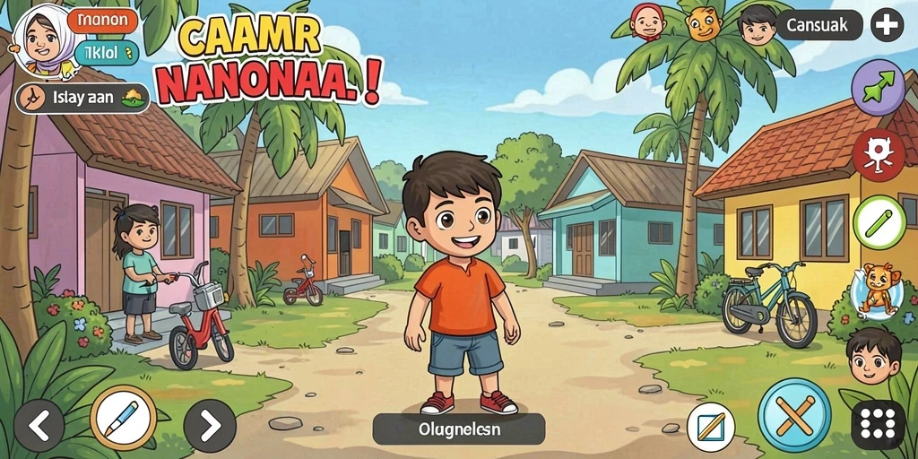 Berbagai tantangan menarik untuk diselesaikan dengan teman.