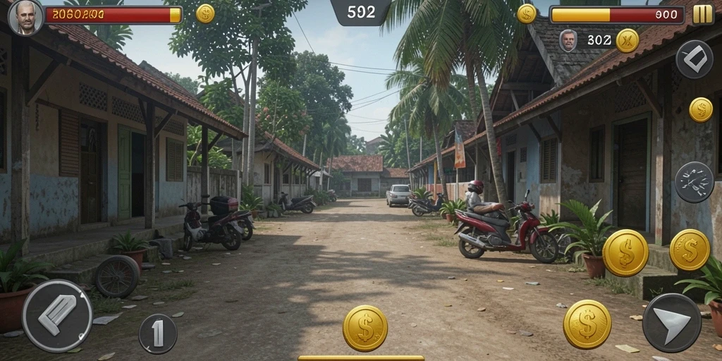Karakter utama GAYO138 siap menghadapi tantangan.